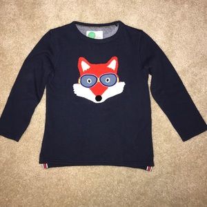 Mini Boden Fox Sweatshirt